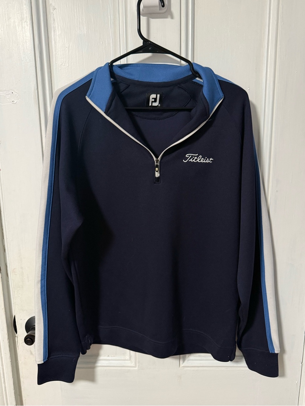 Titleist FootJoy Men's Navy Quarter-Zip Golf Pullover M